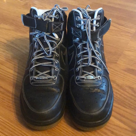 Nike Air-force 1 high tops sz 9.5 - Picture 2 of 7